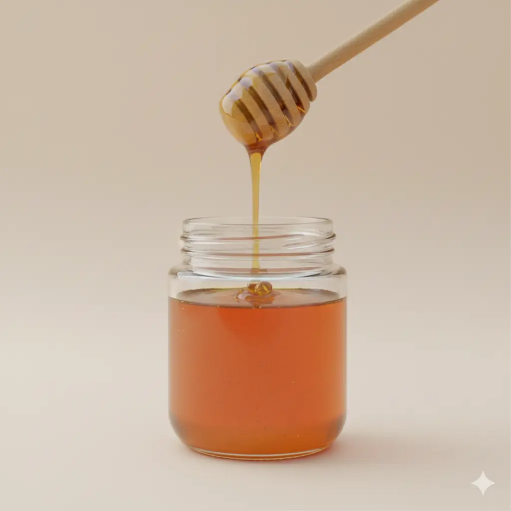 অর্গানিক মধুর বোতল